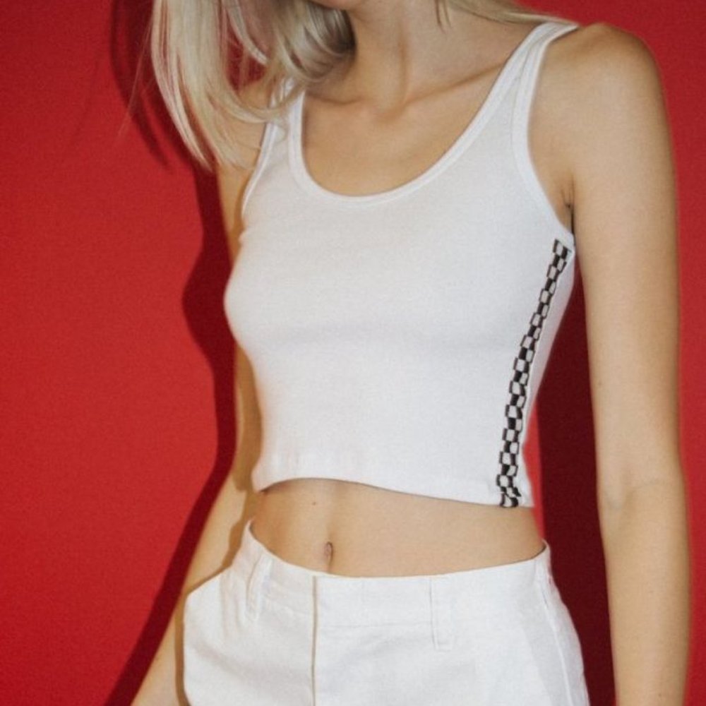 Brandy Melville Sheena Checkered Tank